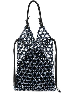 STAUD Borsa Tote Karka - Blu