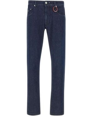 Sartoria Tramarossa Jeans mit Logo-Patch - Blau
