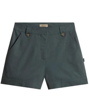 Woolrich Logo Side Label Shorts - Green