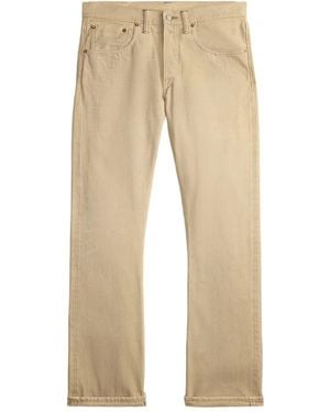RRL Button-Fastening Pants - Natural