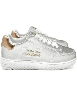 Versace Jeans Couture Leather Trainers - White