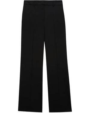 MSGM Belt-Loops Straight Pants - Black