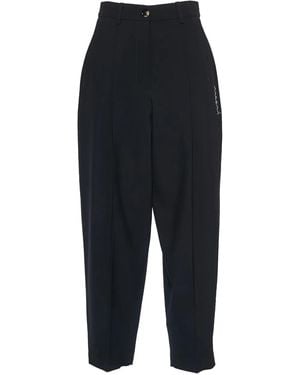 Marni Embroidery Straight Trousers - Black