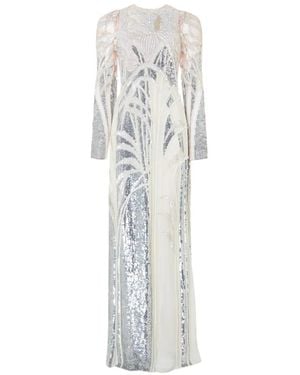 Temperley London Mariana Sequin-Embellished Gown - White