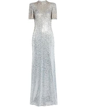 Jenny Packham Jourdain マキシドレス - ホワイト