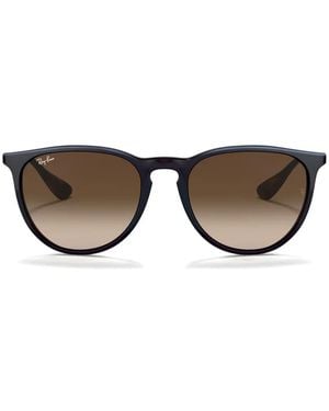 Ray-Ban Erika Classic Round-Frame Sunglasses - Grey