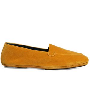 Dolce & Gabbana Mocassins En Velours - Orange