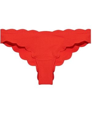 Marysia Swim Bikinislip Met Gewelfde Afwerking - Rood
