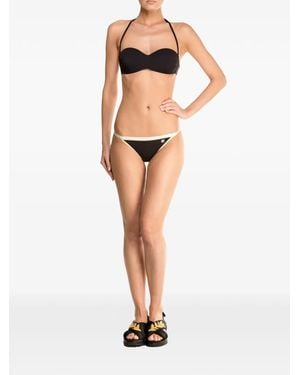 Banana Moon Glenda Hialeah Logo-Plaque Biquini Bottoms - White