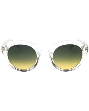 Guess Round-Frame Thick Sunglasses - Green
