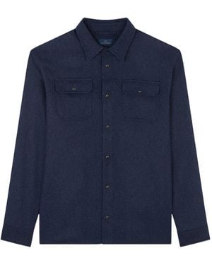 Paul & Shark Flap-Pocket Shirt - Blue