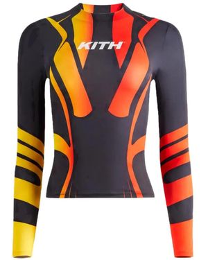 Kith Top Valen Surge Con Logo Estampado - Negro