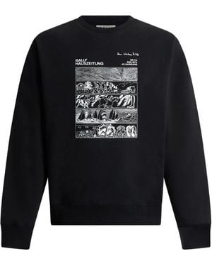 Bally Embroidered Graphic Sweatshirt - Black
