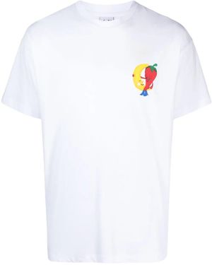 Sky High Farm T-Shirt Con Stampa Shana - Bianco