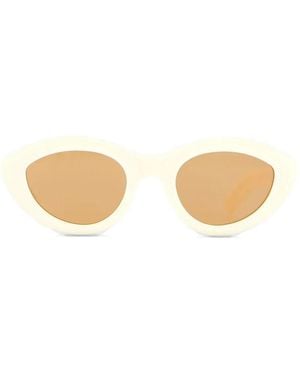 Retrosuperfuture Sonnenbrille Mit Geometrischem Gestell - Natur