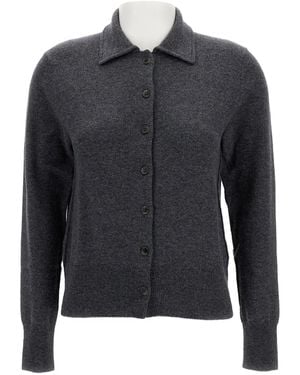 Lisa Yang Button Front Cardigan - ブラック