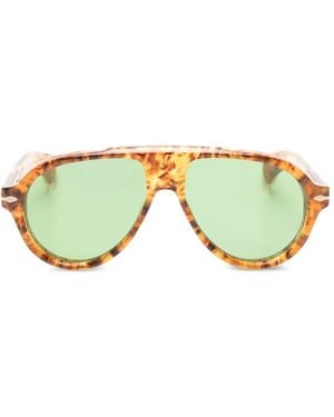 Jacques Marie Mage Pilot-Frame Sunglasses - Metallic
