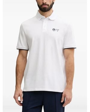 Guess Logo Polo Shirt - White