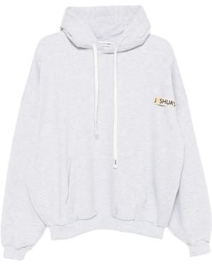 Joshua Sanders X Smiley Patch Hoodie - White