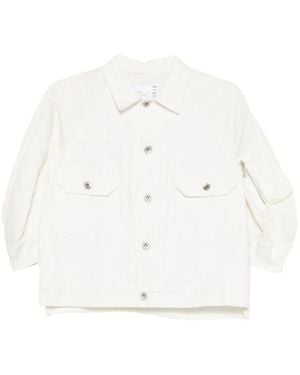 Sacai Flap Pocket Jacket - White