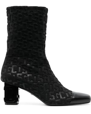 Gcds Botines con monograma - Negro