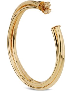 Gas Bijoux Atik Twisted Hoop Earrings - Metallic