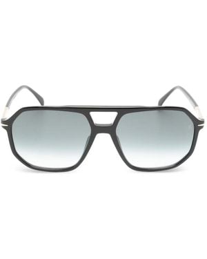 David Beckham Gafas De Sol Con Montura Geométrica - Negro