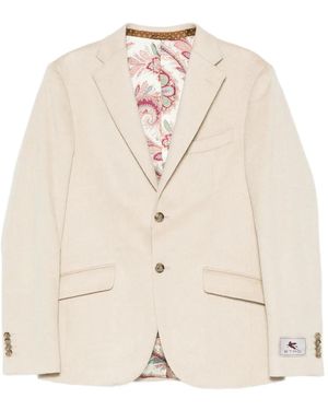 Etro Chaqueta con forro de cachemira - Neutro