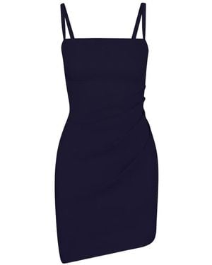 Anemos Nadege Draped Mini Dress - Blue