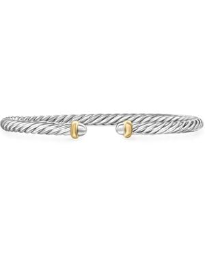 David Yurman Bracciale Cable Flex - Bianco
