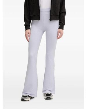 PUMA Dare To Waffle-Knit Flared Leggings - Black
