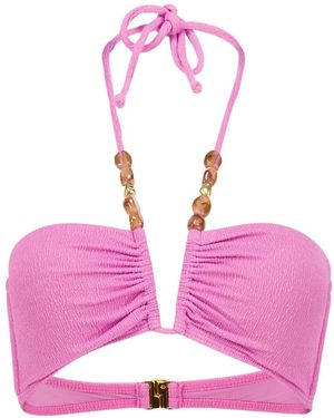 ViX Kiana Carol Bikinitop Verfraaid Met Kralen - Roze