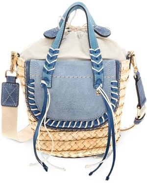 CUBA LAB Habanera Bucket Bag - Blue