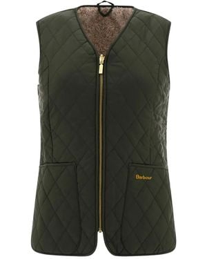 Barbour Quilted Diamond-Pattern Gilet - Green