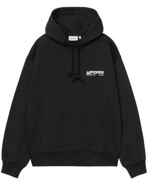 Carhartt Wiptopia 2 Graphic-Print Hoodie - Black