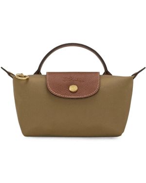 Longchamp Le Pliage Original Buidel Met Handvat - Bruin