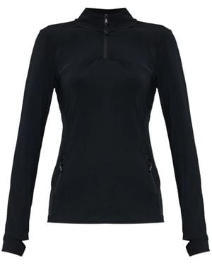 EA7 Half-Zip Long-Sleeve Sweatshirt - Black