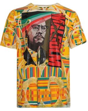 Earthling VIP T-Shirt Malcom X À Imprimé Graphique - Orange