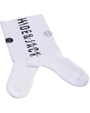 HIDE & JACK Calcetines Con Logo Estampado - Blanco
