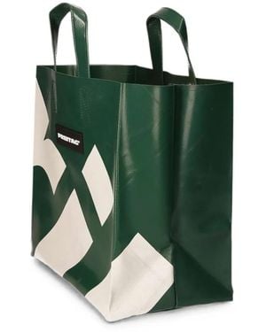 Freitag F250 Sonny Logo-Patch Tote Bag - Green