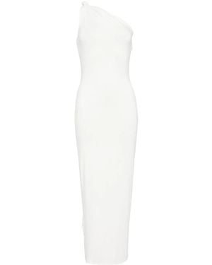 Tessitura Body Couture Asymmetrische Jurk - Wit
