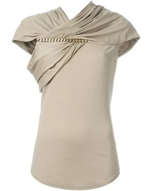 Givenchy Twisted Effect Top - Natural