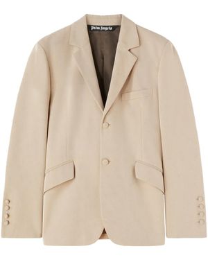 Palm Angels Viscose Blazer - Natural