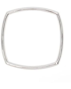 Tom Wood Pulsera Frame Con Efecto De Brazalete - Blanco