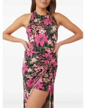 Free People Abito Corto A Fiori - Rosa