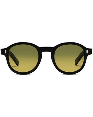 Lgr Gafas de sol Djibouti Bold con montura redonda - Verde