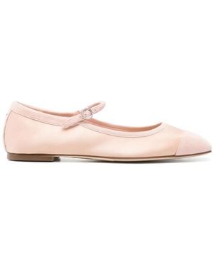 Aeyde Uma Cap Satin/Kid Suede Leather Peach A11Flrkls08Fl169Ss25960067 - Pink