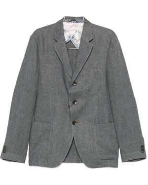 Etro Patch-Pocket Blazer - Gray
