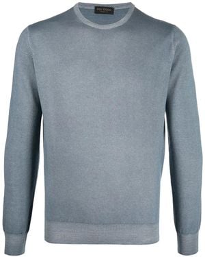 Dell'Oglio Crew-Neck Knitted Jumper - Blue