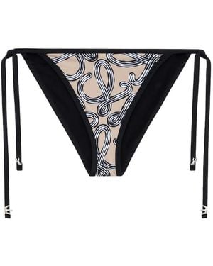 Loewe Bragas De Bikini Con Estampado Anagram - Gris